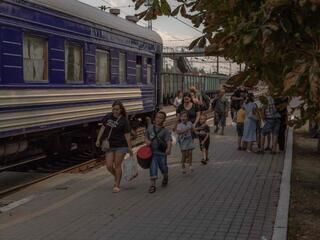 Pokrovsk Ukrajina Rusko evakuacia