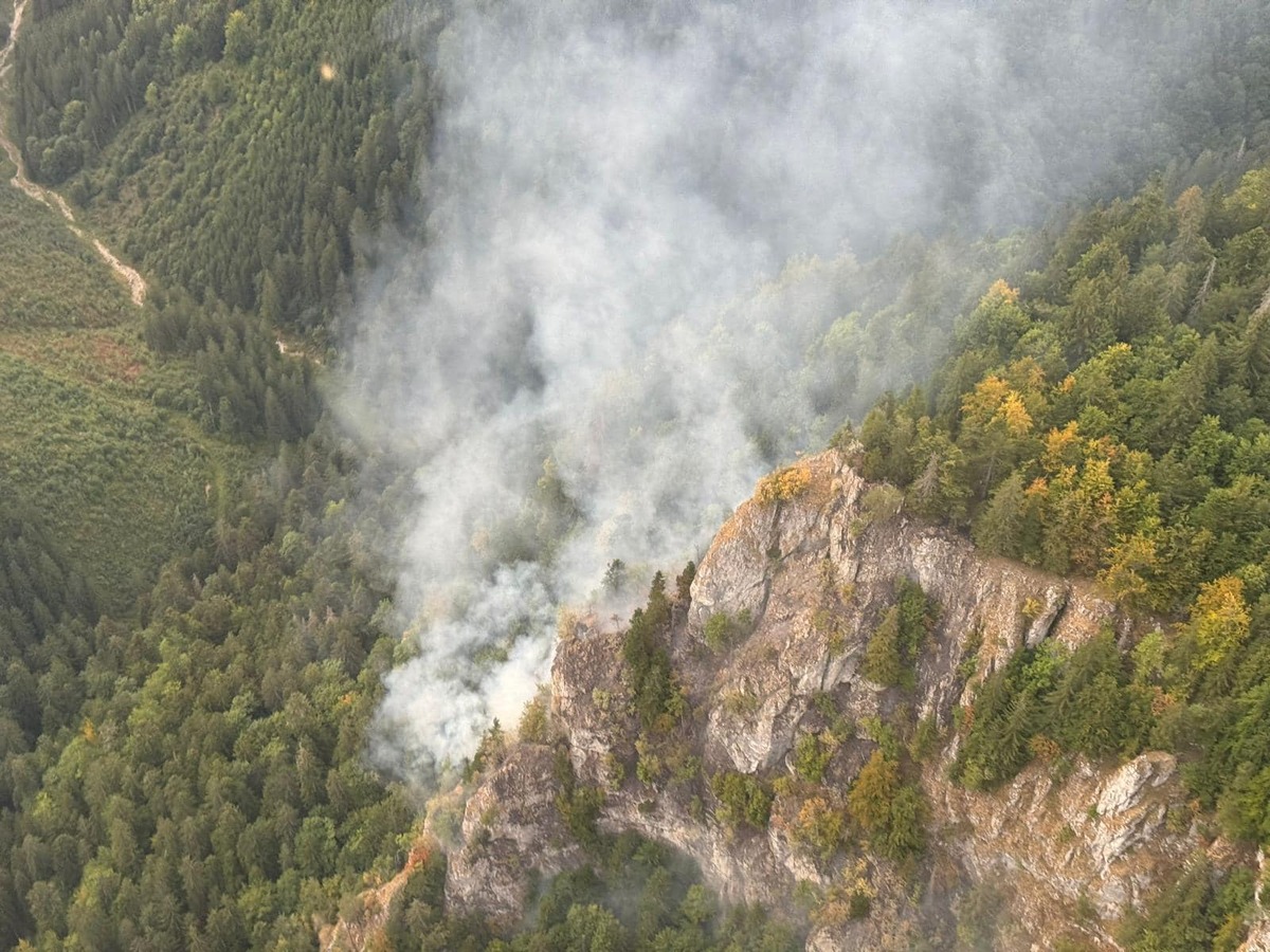 požiar ludrovska dolina