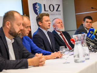 Tlačová konferencia Lekárskeho odborového združenia 
