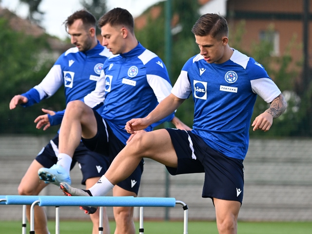 
Slovenská futbalová reprezentácia bojuje o postup do B-divízie. Čakajú ju kľúčové zápasy so Švédskom a Estónskom