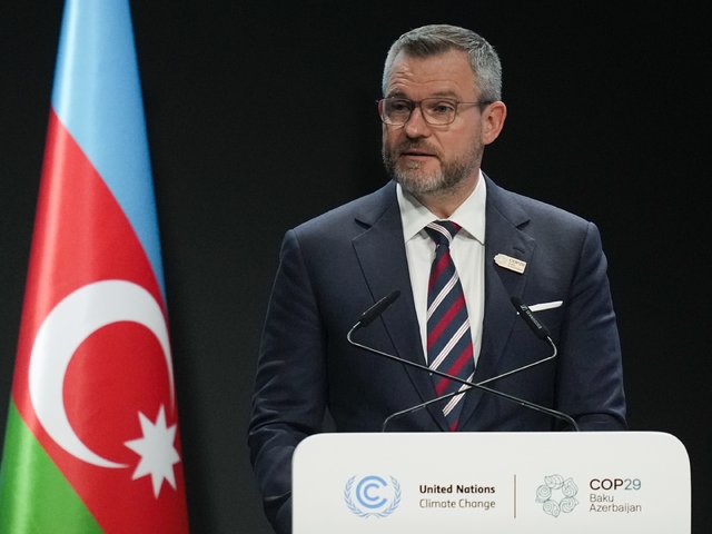 Pellegrini na COP29: Odklad riešenia klimatických zmien nás môže stáť príliš veľa. Prezident vyzýva na spoluprácu