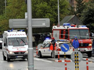 polícia sanitka bezpečnostné zložky hasiči