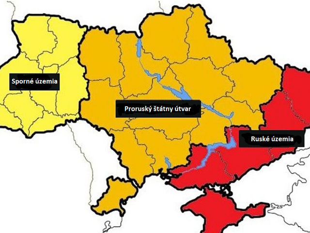 Rusko predstavilo svoju víziu rozdelenia Ukrajiny. Moskva chce plán odovzdať Trumpovej administratíve 