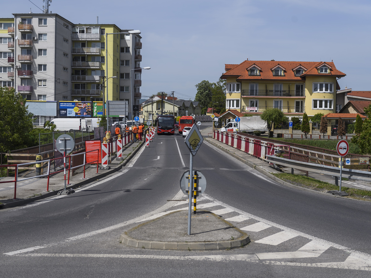 most Vrakuňa Bratislava cesta rekonštrukcia 