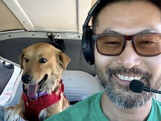 pilot zahynul so psom