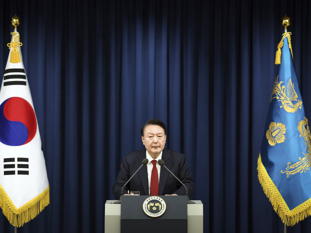 juhokórejský prezident Jun Sok-jol  južná kórea