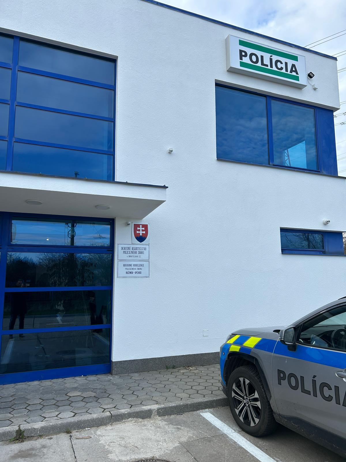 nové policajné oddelenie Gagarinova Bratislava