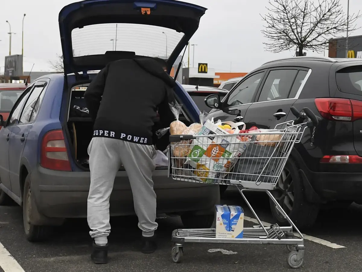 auto vodič nákup košík 