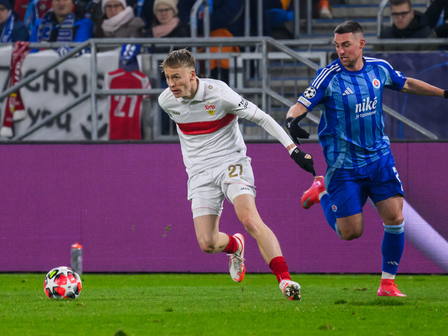 Slovan prehral so Stuttgartom o dva góly. Belasí tak zostávajú bez bodu na predposlednej priečke