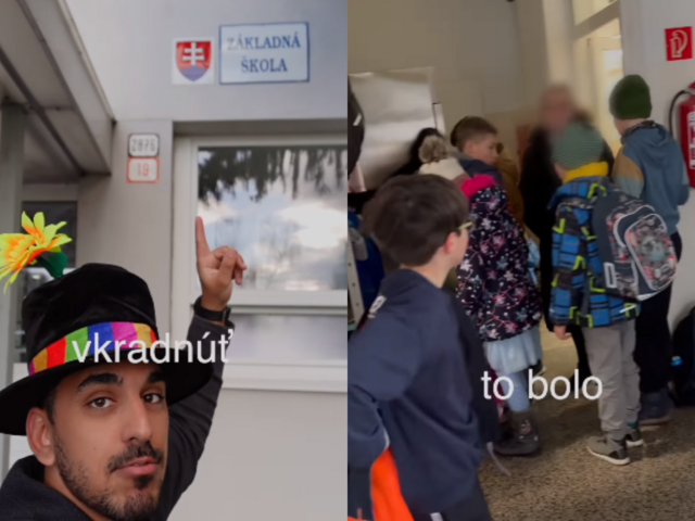 VIDEO: Influencer šokoval. V Piešťanoch sa vkradol do základných škôl, dal si obed zadarmo a všetko natáčal
