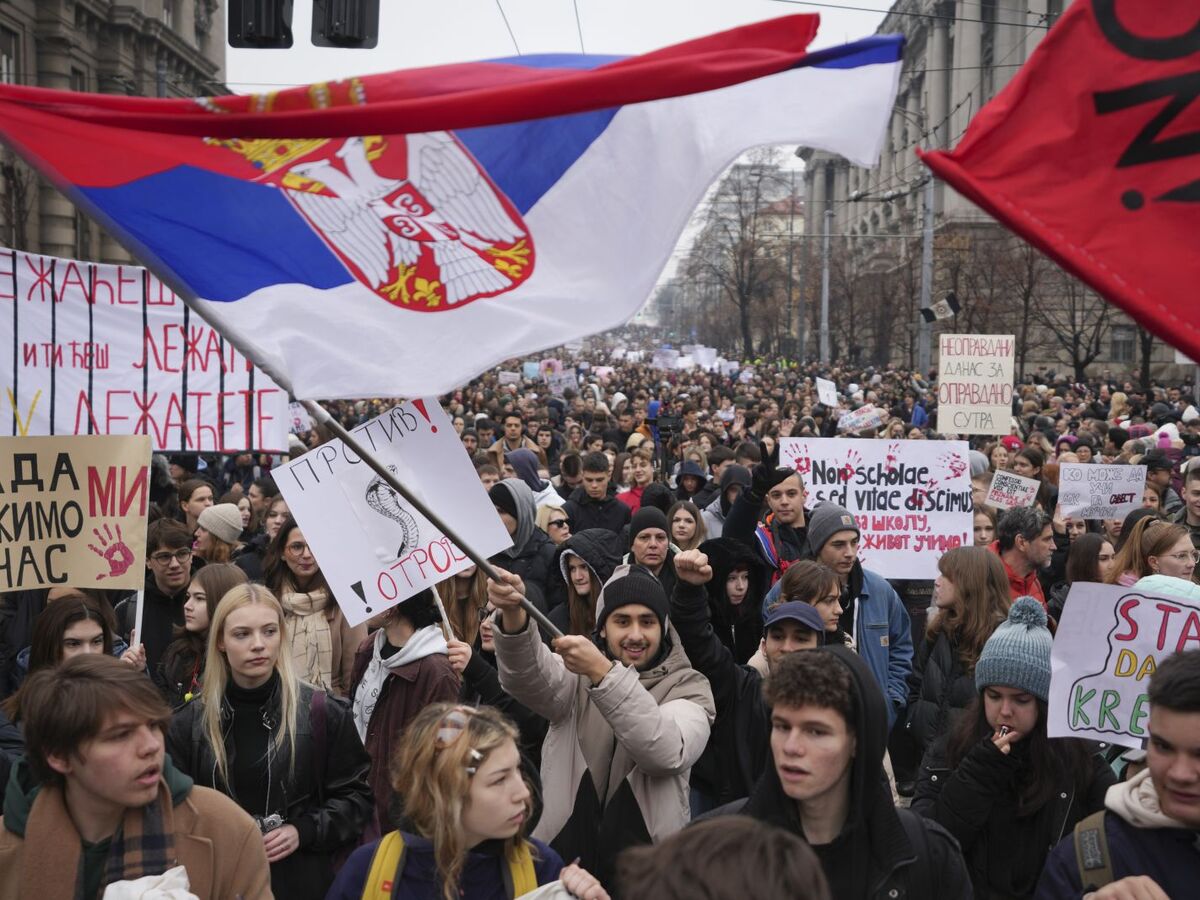 srbsko protesty