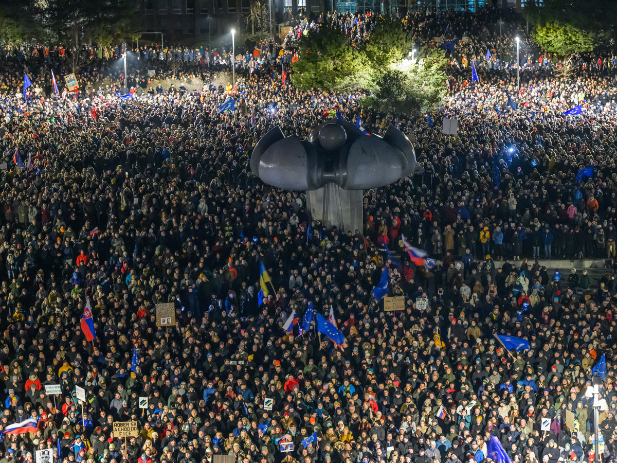 Bratislava protest