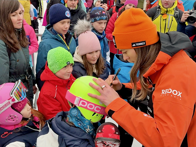 Lyžiarov prišla podporiť aj Vlhová. Na Štrbskom Plese zorganizovali Zimnú žiacku olympiádu