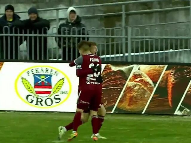Dôležité víťazstvo pre Podbrezovú. Domáci zdolali Trenčín v dramatickej gólovej prestrelke