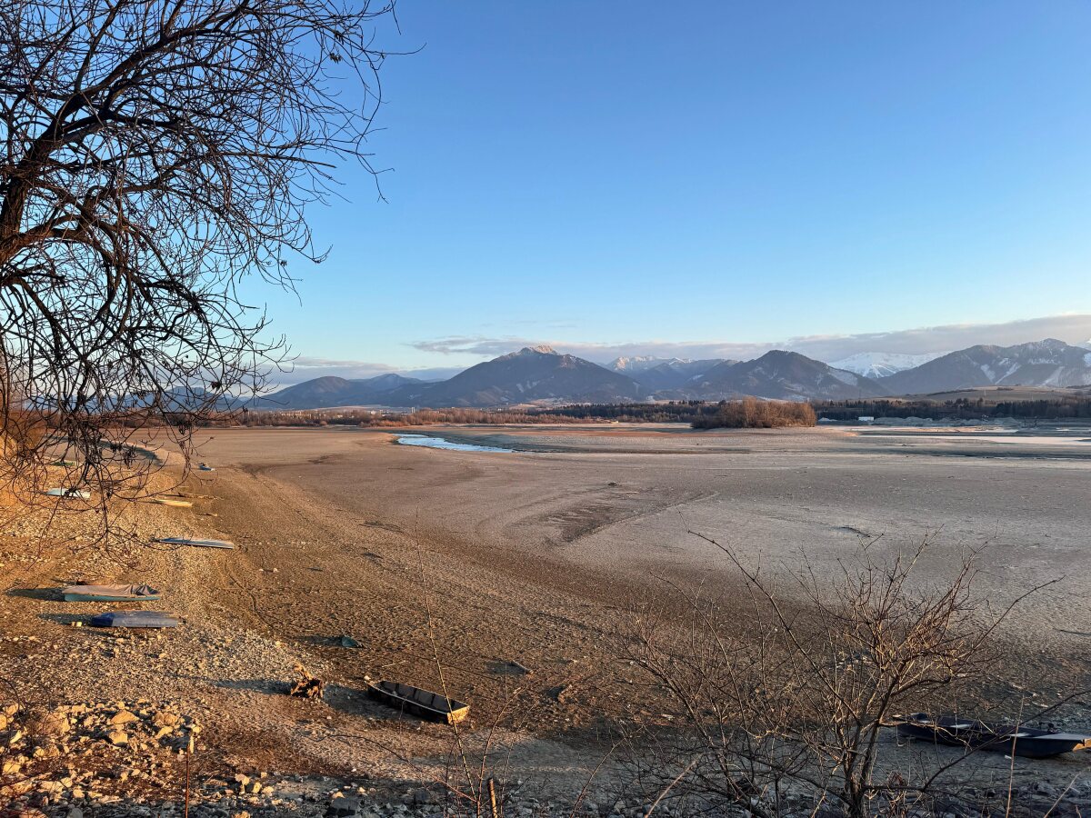 Liptovská Mara hladina pokles