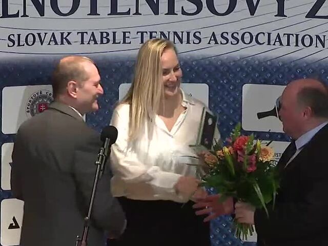 Úspechy v slovenskom stolnom tenise. Balážová opäť ovládla anketu a stala sa najlepšou hráčkou roka