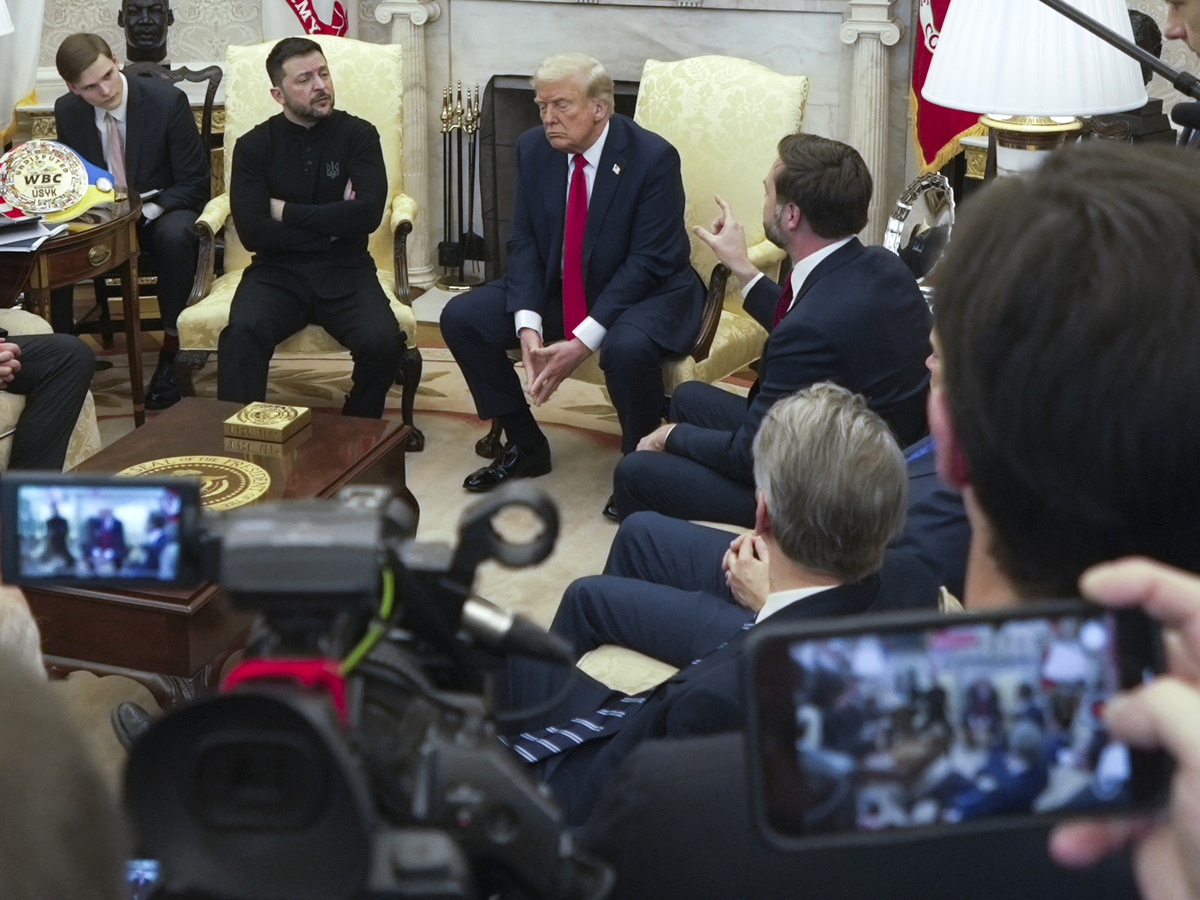 Vance, Zelenskyj, Trump