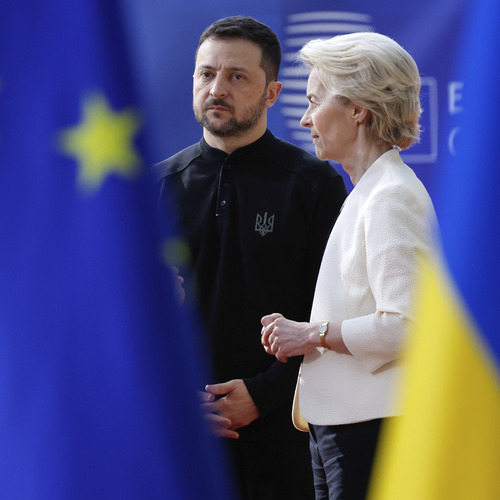 samit Brusel Zelenskyj von der Leyenová