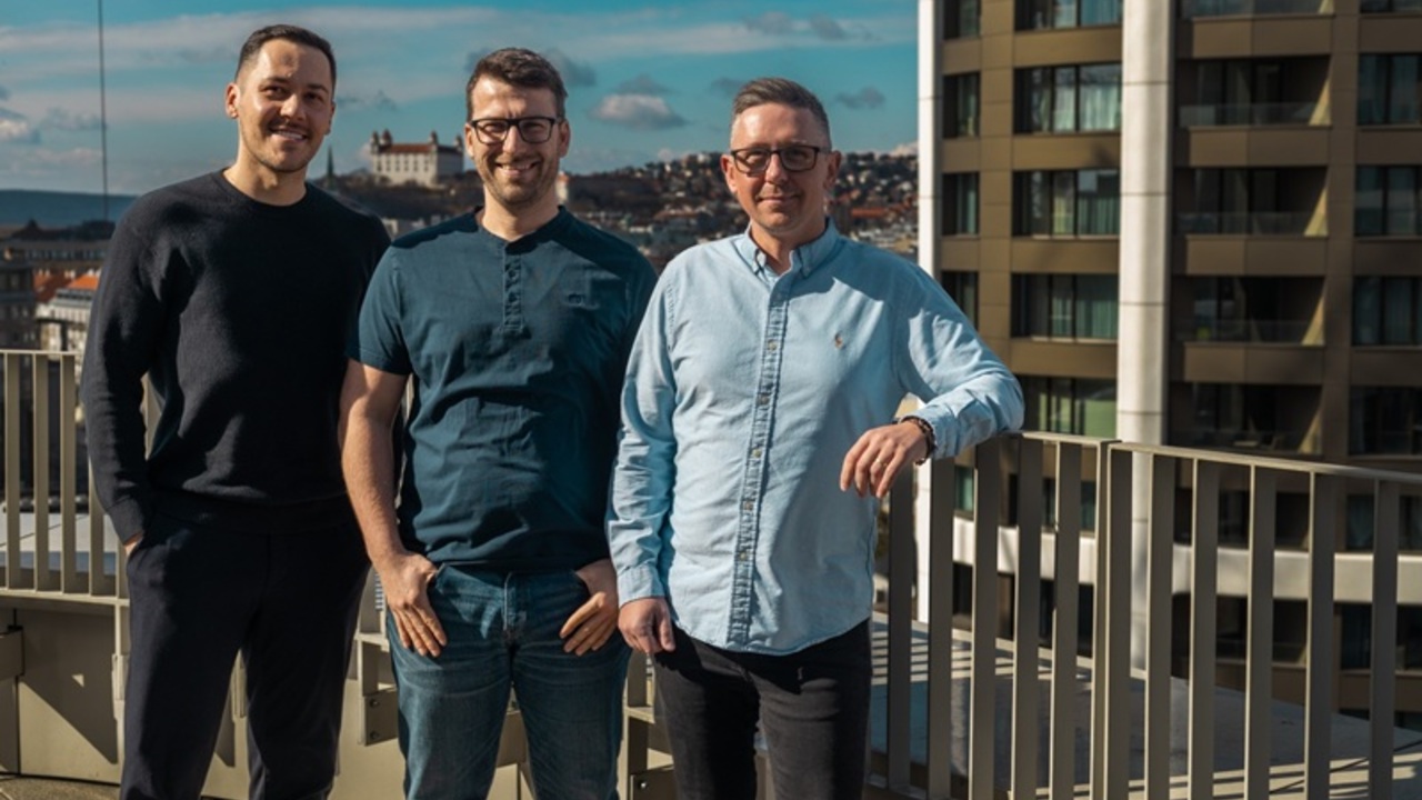 Zľava Patrik Dzvoník, Matej Jánošík, Ľudomil Géci.