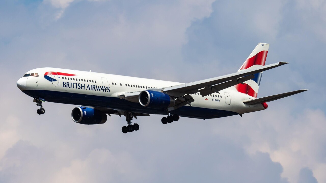 British Airways lietadlo