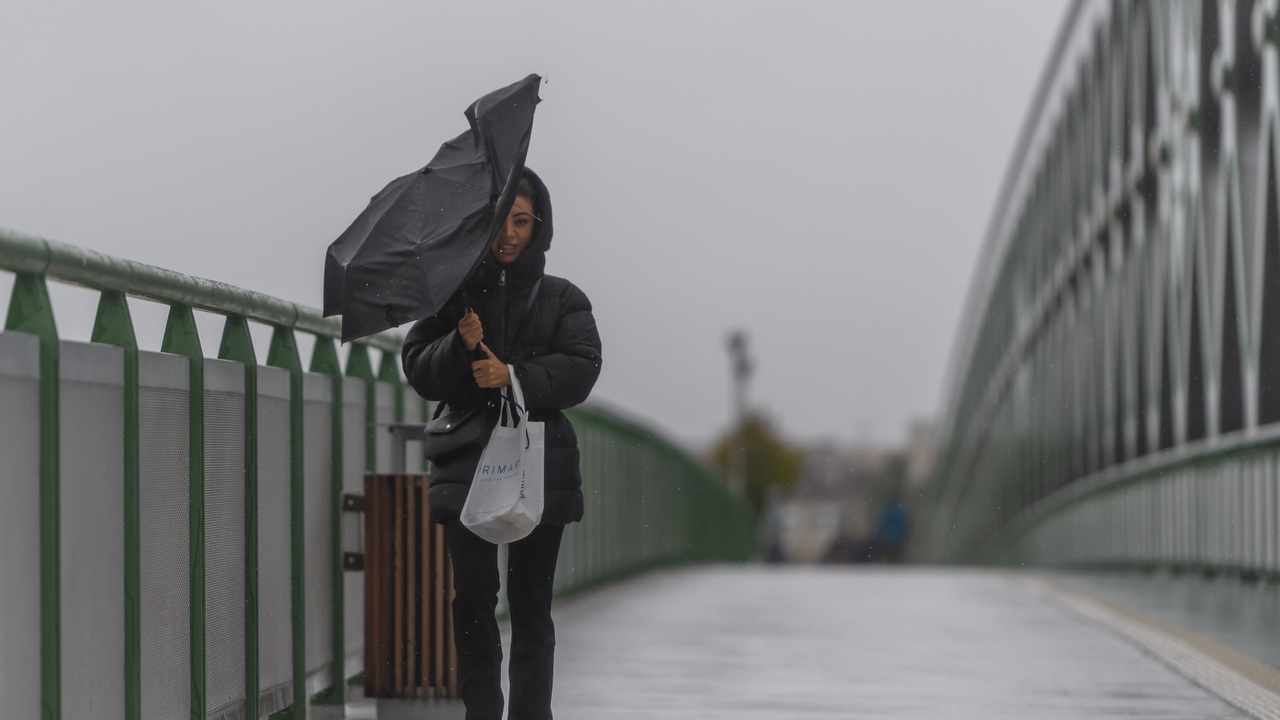 počasie vietor dazd