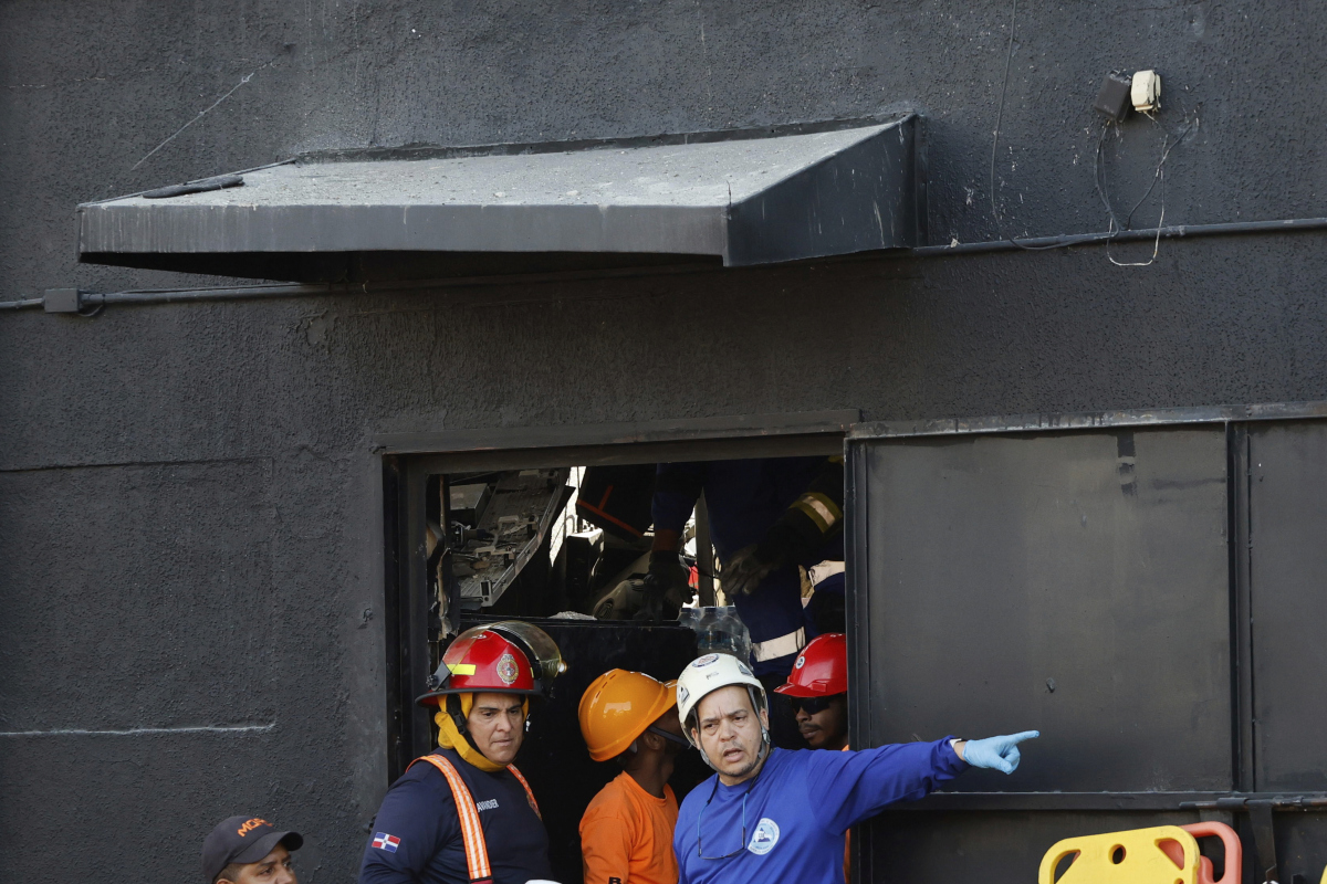 Dominikánska republika pád strecha Santo Domingo 