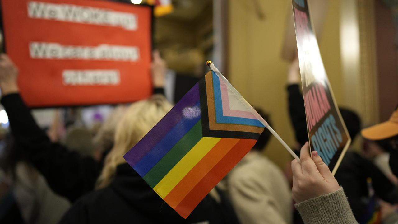 Transgender lgbti dúhová vlajka