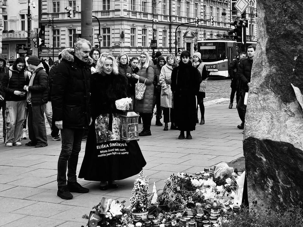 streľba Praha matka Eliška