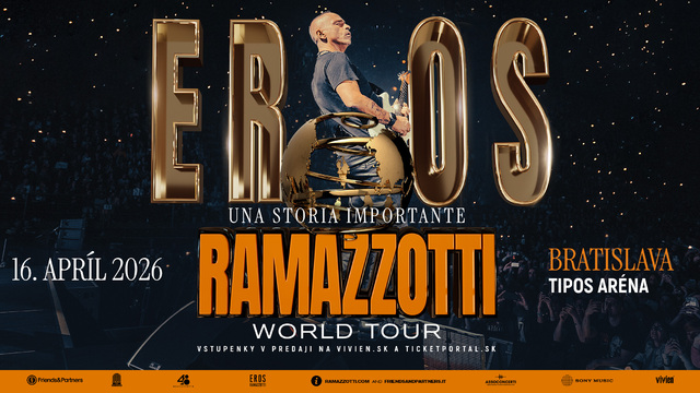 Eros Ramazzotti sa predstaví v Bratislave