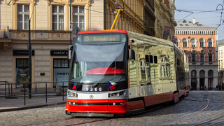 električka Praha
