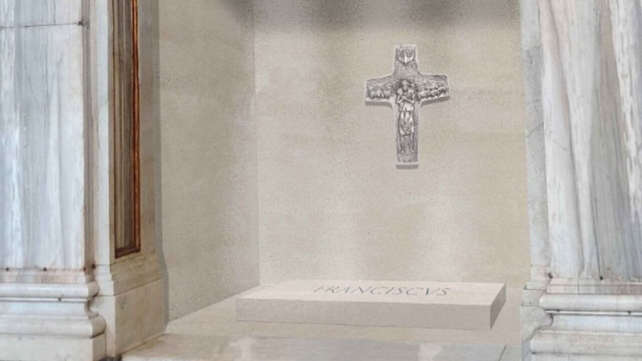 hrob pápeža Františka