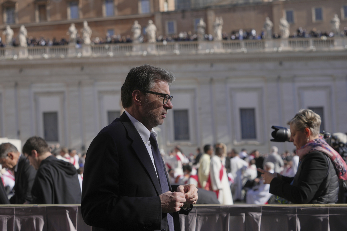 Taliansky minister hospodárstva Giancarlo Giorgetti