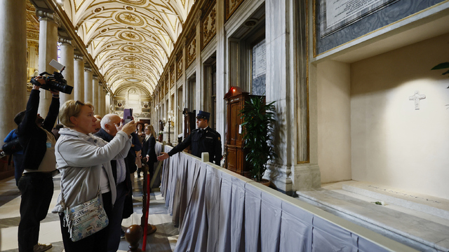 hrob pápeža Františka