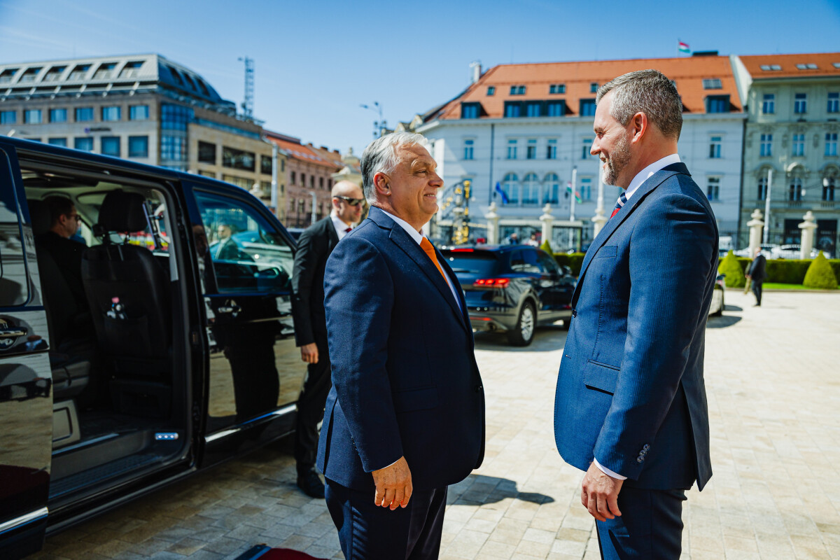 prezident Pellegrini a madarsky premier Orbán
