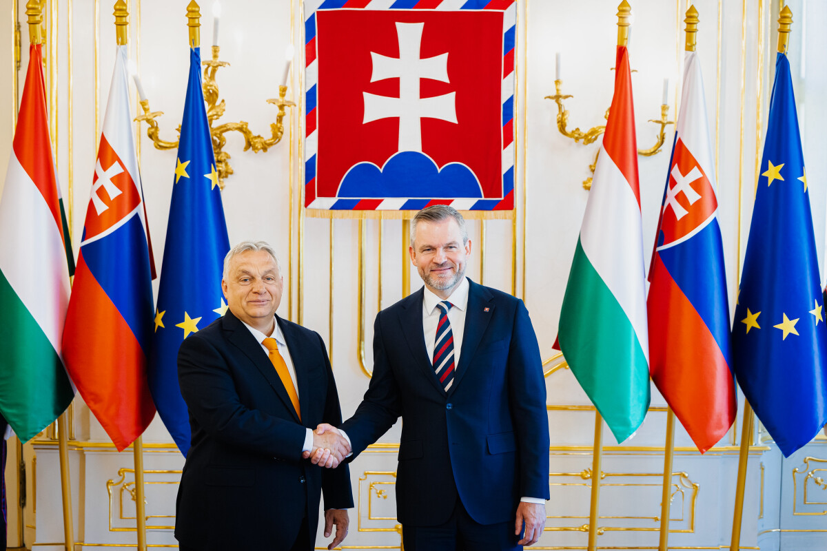 prezident Pellegrini a madarsky premier Orbán
