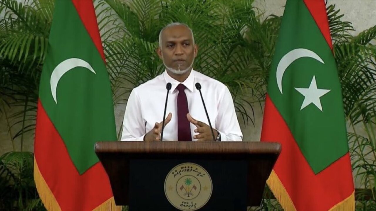 prezident Maldivy tlačovka