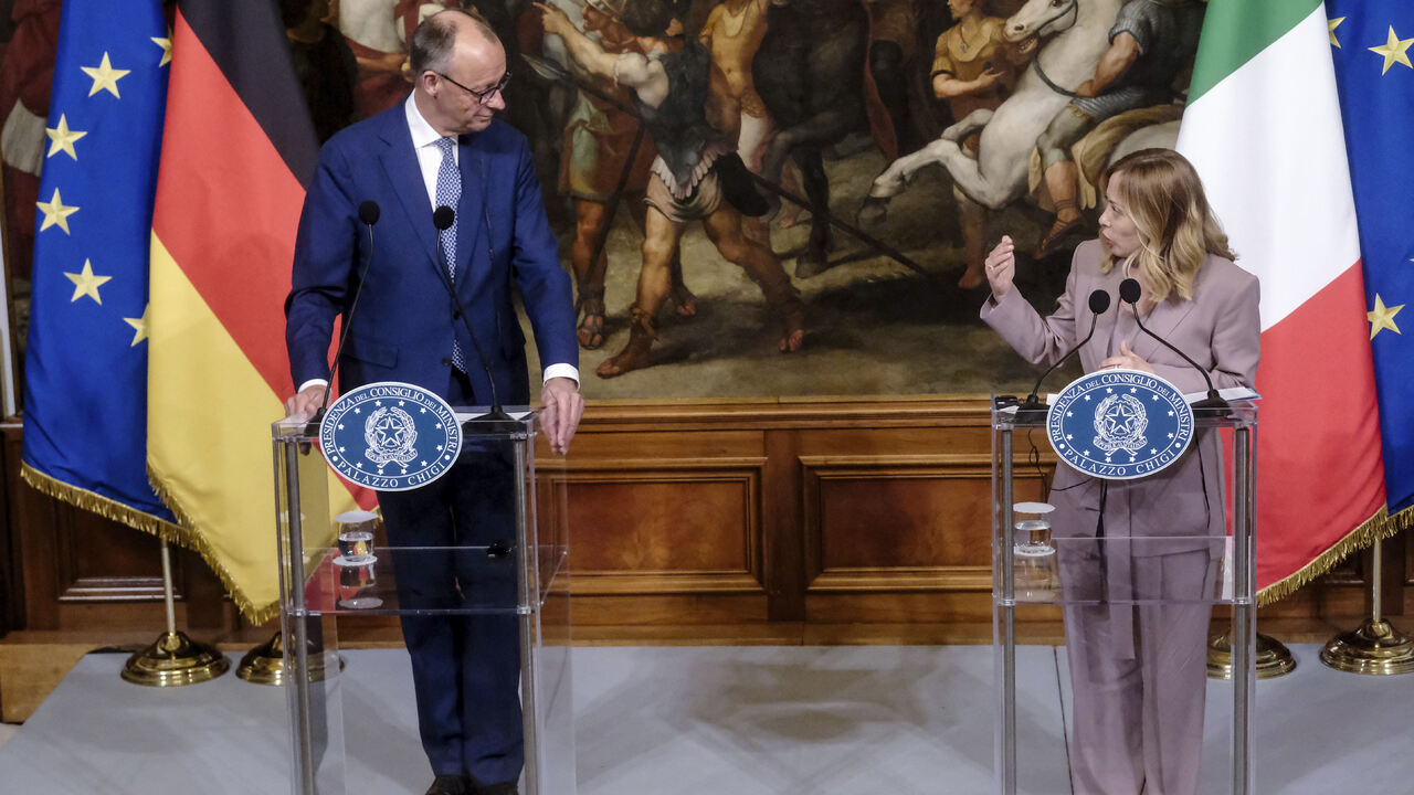 Taliansko, Nemecko, Merz