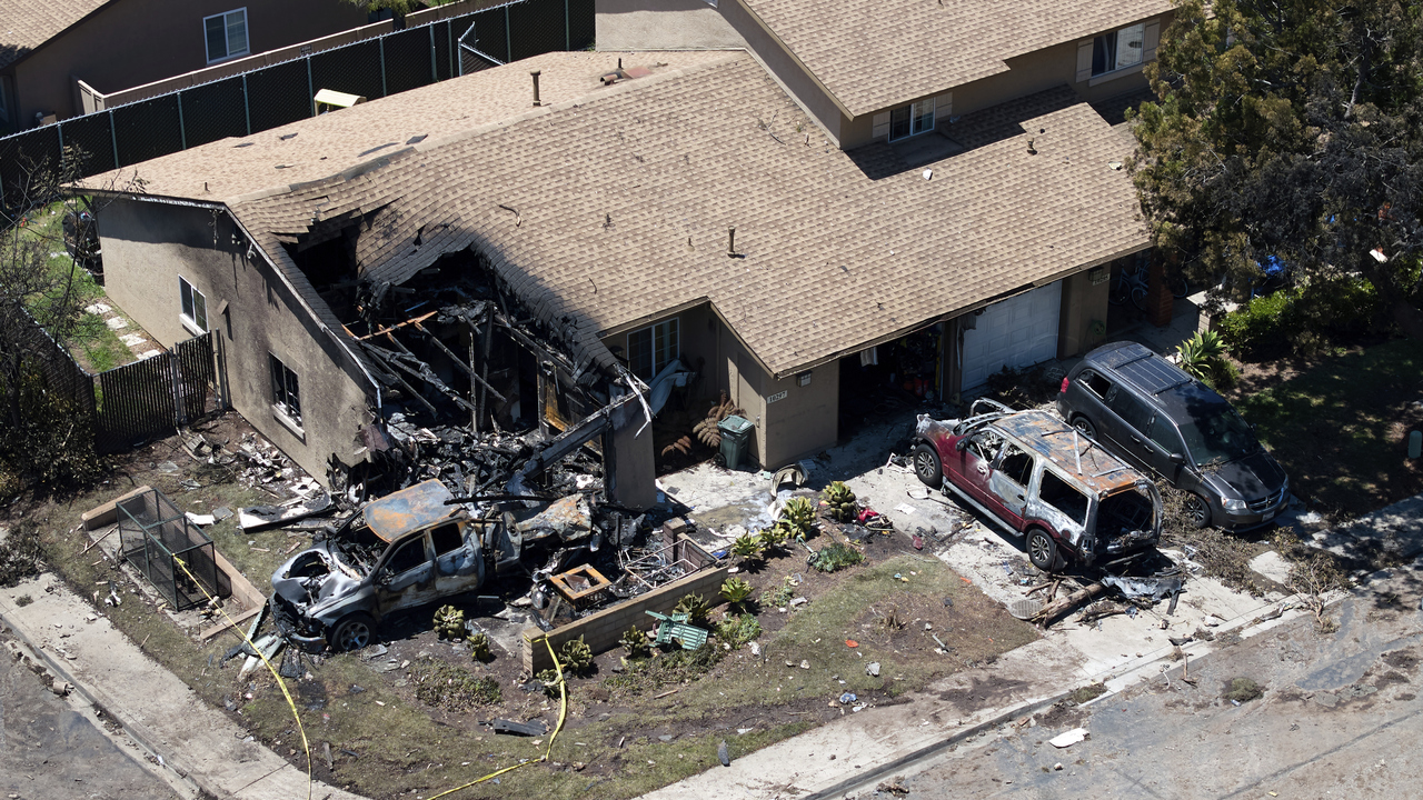 San Diego pád lietadla usa