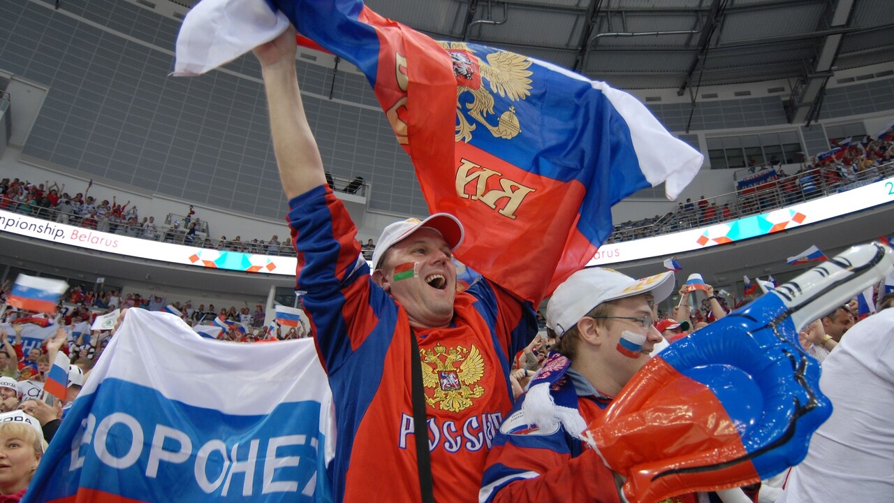 Rusko hokej fanúšikovia 2014