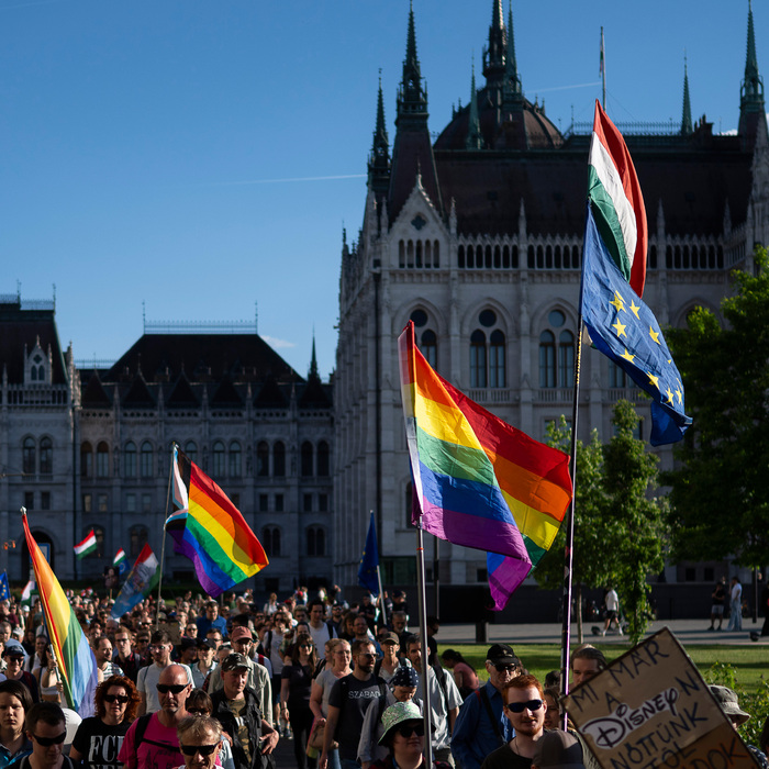 pride protest Budapešť Maďarsko
