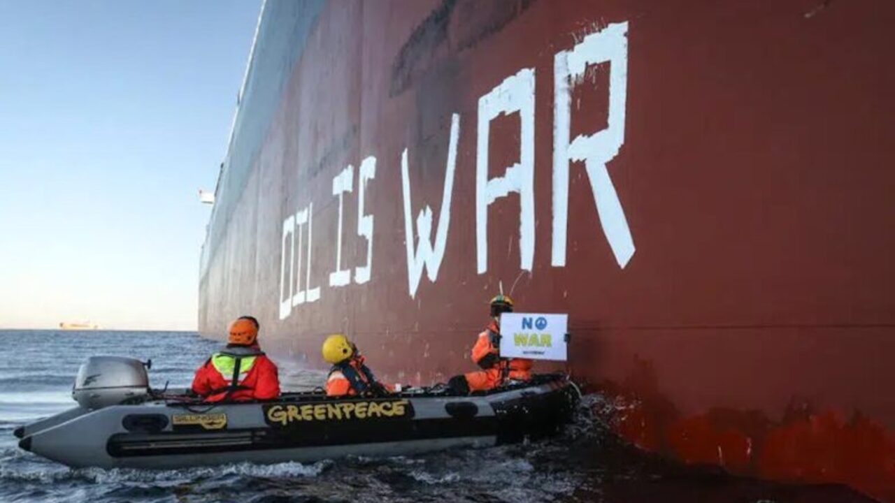 Greenpeace tanker ropa 