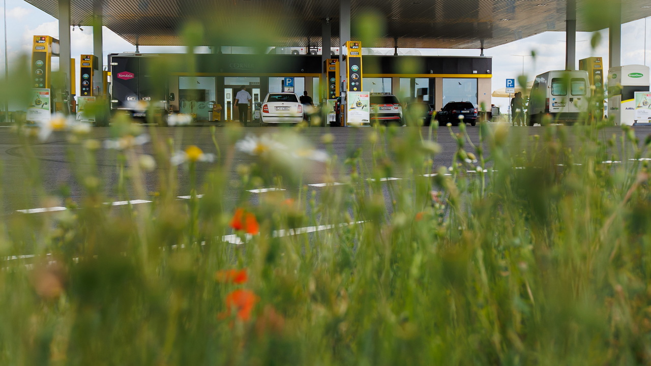 Slovnaft čerpacia stanica tankovanie