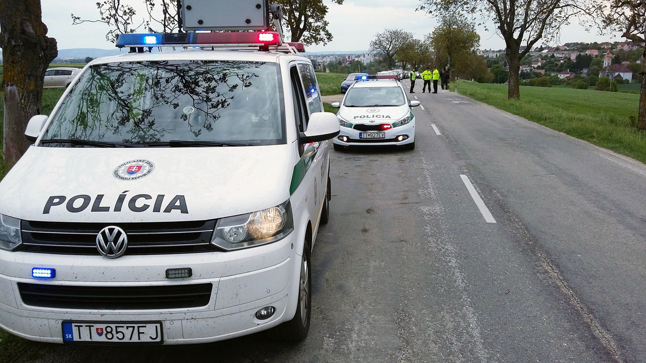 polícia policajti hliadka hraničný priechod Brodské 