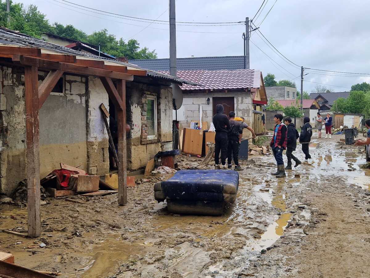 zaplavená osada v Rokycanoch