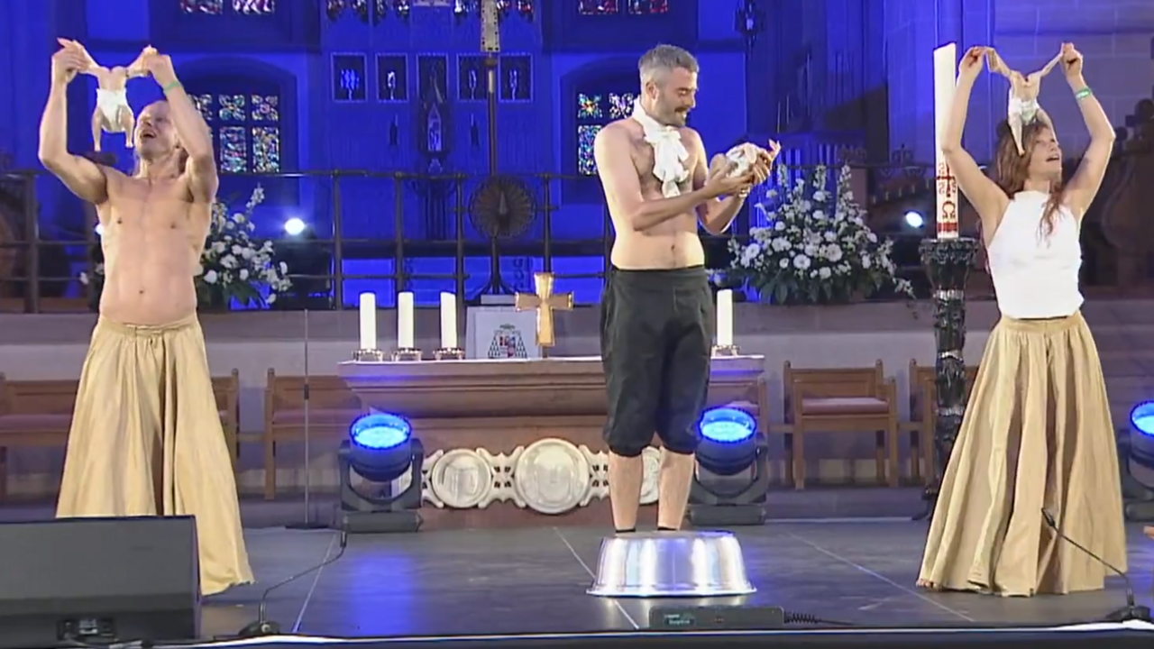 nemecko kontroverzná show kurčatá