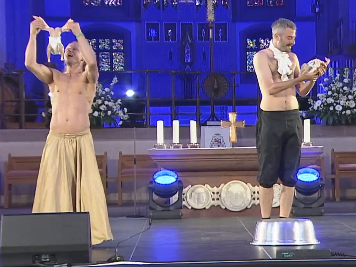 nemecko kontroverzná show kurčatá