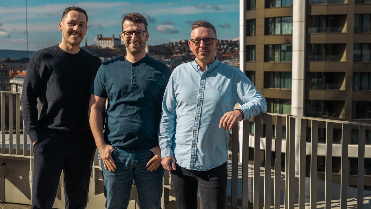 Tím Westieri. Zľava Patrik Dzvoník, Matej Jánošík, Ľudomil Géci..jpg