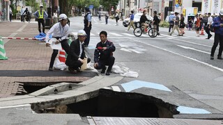 Japonsko, diera, robotníci