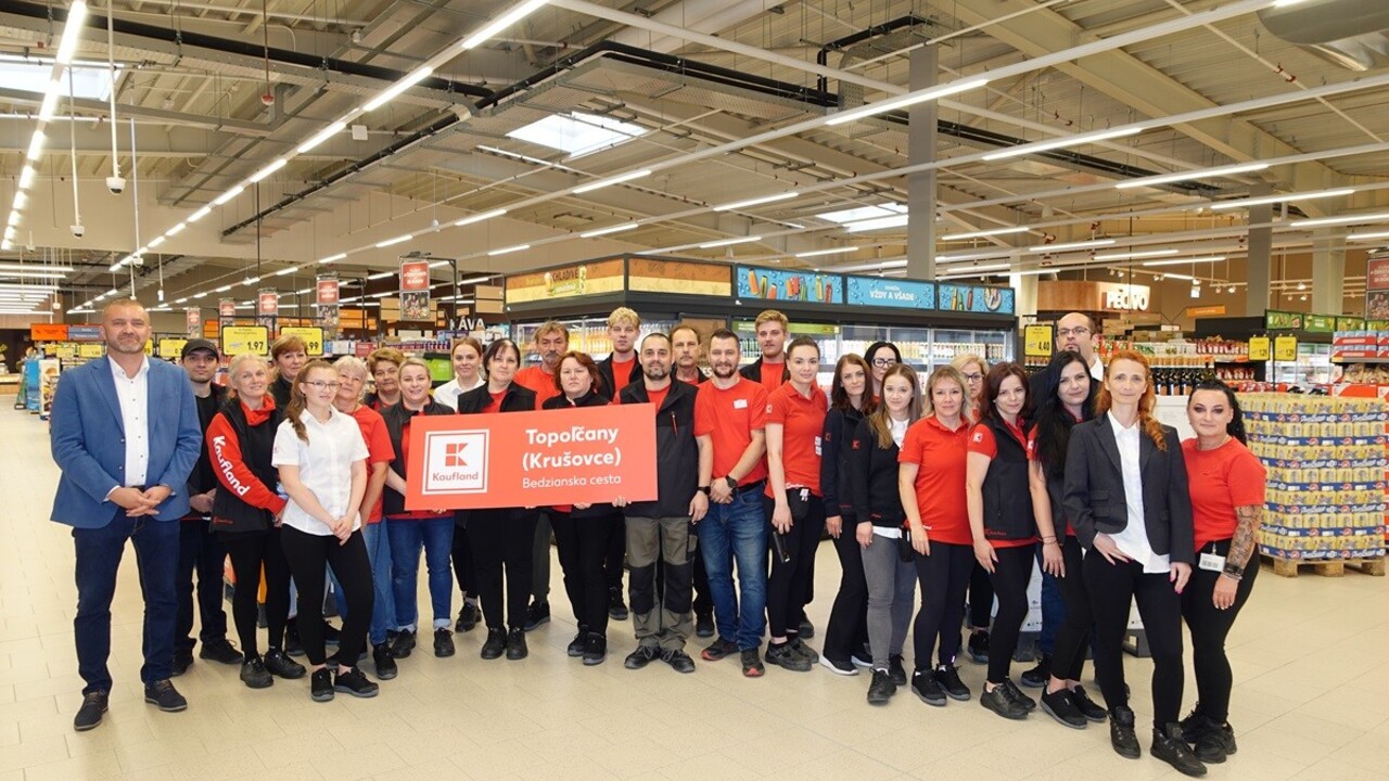 V Topoľčanoch dnes otvorili nový Kaufland.