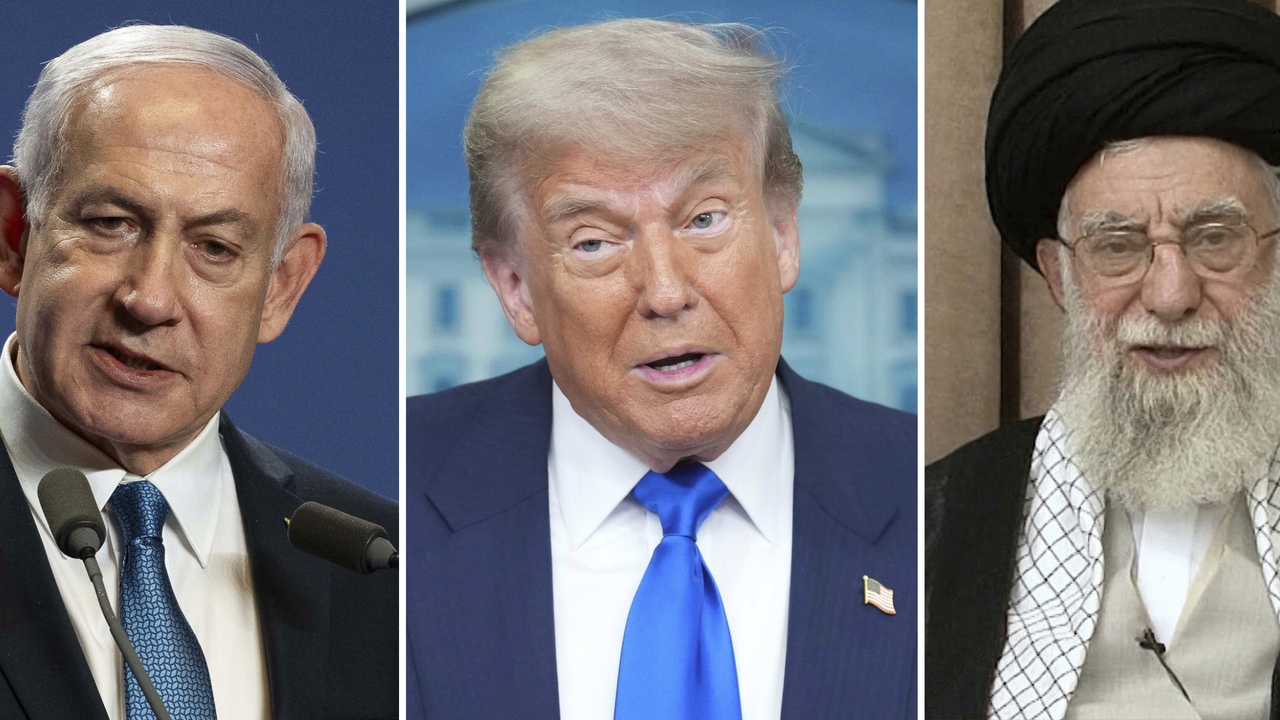 netanjahu izrael, trump usa,  Ali Khamenei chamenei iran